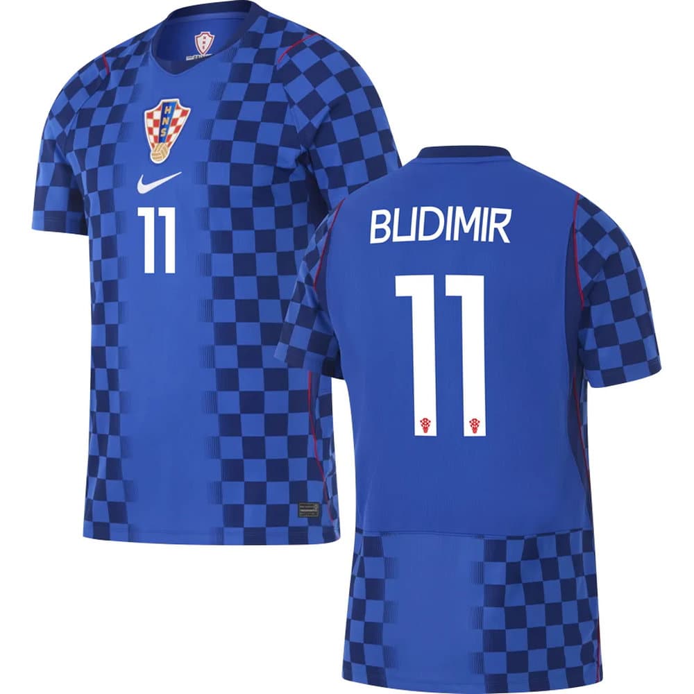 Men's BUDIMIR #11 Croatia Away Replica Jersey World Cup 2026 Men's BUDIMIR #11 Croatia Away Replica Jersey World Cup 2026