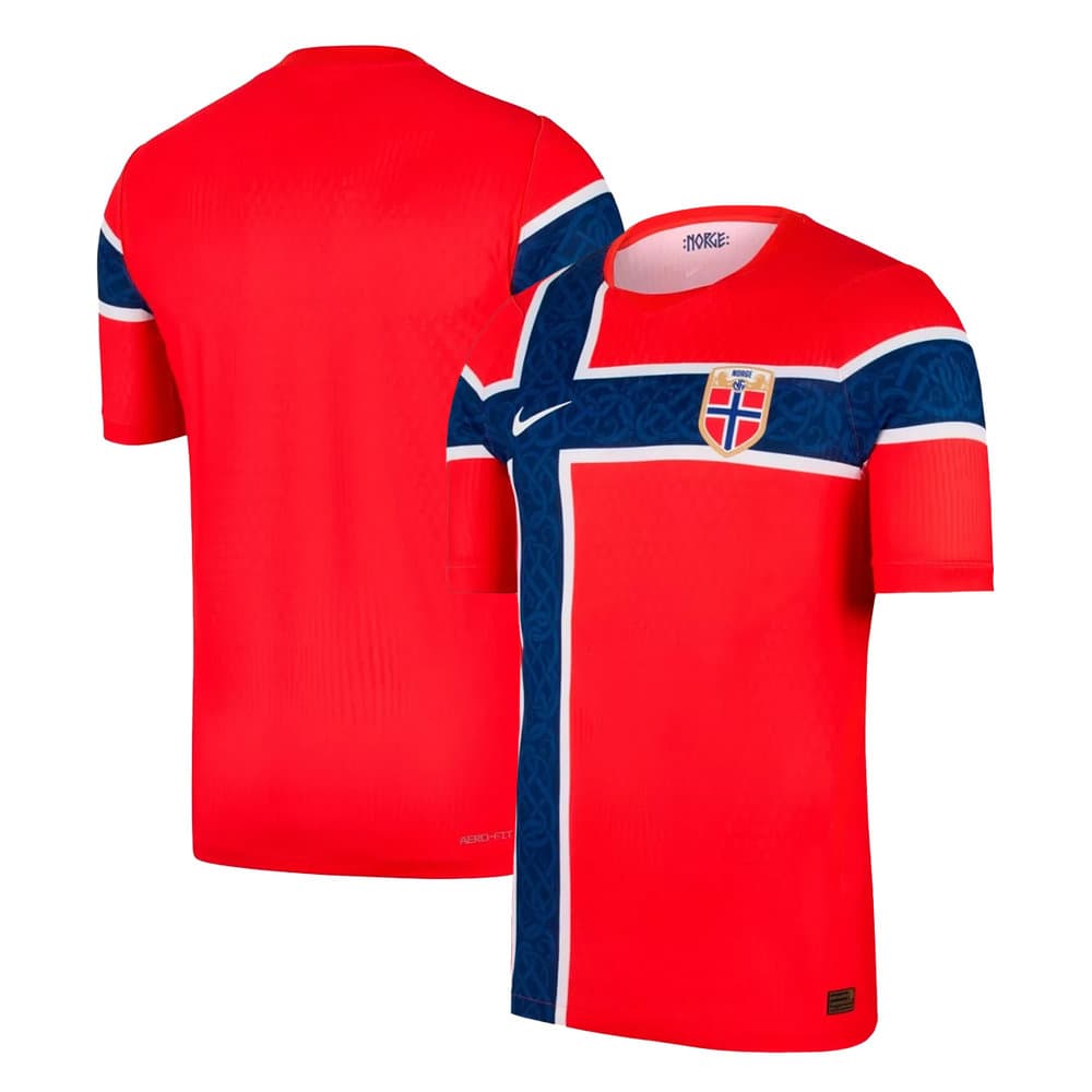 Men's Norway Home Match Authentic Jersey World Cup 2026