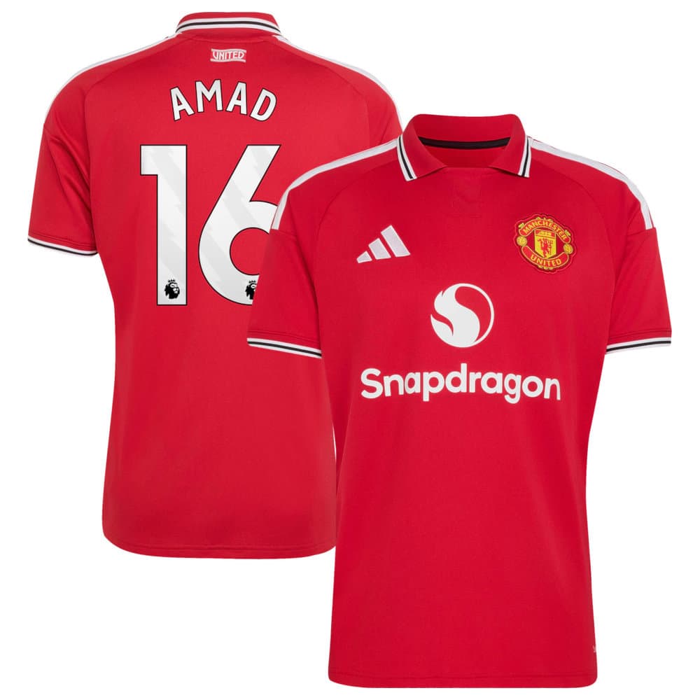 Men's AMAD #16 Manchester United Home Replica Jersey 2026/27 Men's AMAD #16 Manchester United Home Replica Jersey 2026/27