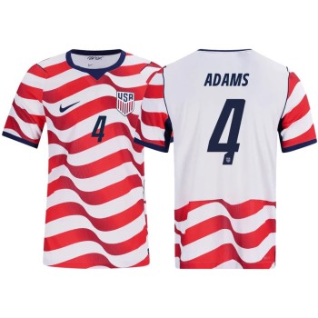 Kid's Tyler Adams #4 USA Home Match Authentic Jersey World Cup 2026 Kid's Tyler Adams #4 USA Home Match Authentic Jersey World Cup 2026