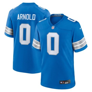 Men's Detroit Lions Terrion Arnold Blue 2024 NFL Draft First Round Pick Player Game Jersey Men's Detroit Lions Terrion Arnold Blue 2024 NFL Draft First Round Pick Player Game Jersey