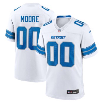 Men's Detroit Lions Derrick Moore White 2026 NFL Draft Game Jersey Men's Detroit Lions Derrick Moore White 2026 NFL Draft Game Jersey