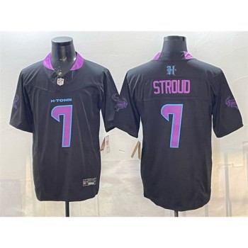 Men's Houston Texans #7 C.J. Stroud Black F.U.S.E. 2025 DJ SCREW Vapor Limited Stitched Football Jersey Men's Houston Texans #7 C.J. Stroud Black F.U.S.E. 2025 DJ SCREW Vapor Limited Stitched Football Jersey