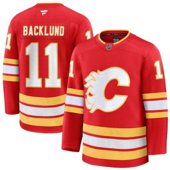 Youth Calgary Flames #11 Mikael Backlund Red Home Jersey