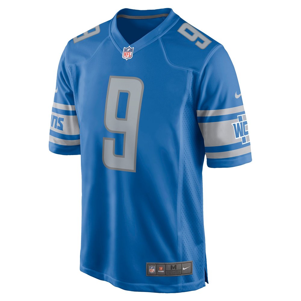 Men's Detroit Lions Jameson Williams Blue Player Game Jersey