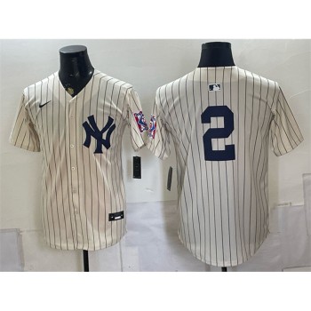 Youth New York Yankees #2 Derek Jeter Cream 2026 Field of Dreams Stadium Baseball Jersey Youth New York Yankees #2 Derek Jeter Cream 2026 Field of Dreams Stadium Baseball Jersey