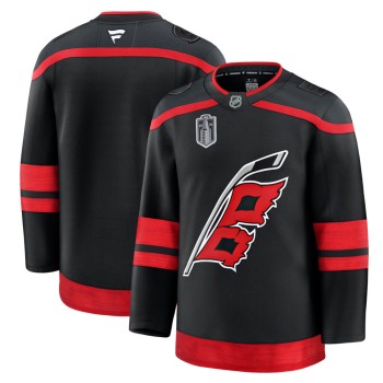 Men's Carolina Hurricanes Black 2026 Stanley Cup Final Home Premium Patch Jersey