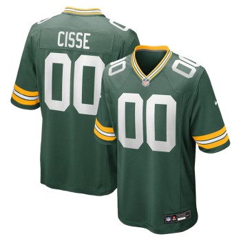 Men's Green Bay Packers Brandon Cisse Green 2026 NFL Draft Game Jersey Men's Green Bay Packers Brandon Cisse Green 2026 NFL Draft Game Jersey