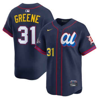 Youth American League #31 Riley Greene Nike Navy 2025 All-Star Edition Limited Player Jersey