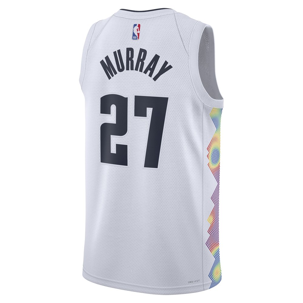 Unisex Denver Nuggets Jamal Murray White 2024/25 Swingman Player Jersey - City Edition Unisex Denver Nuggets Jamal Murray White 2024/25 Swingman Player Jersey - City Edition