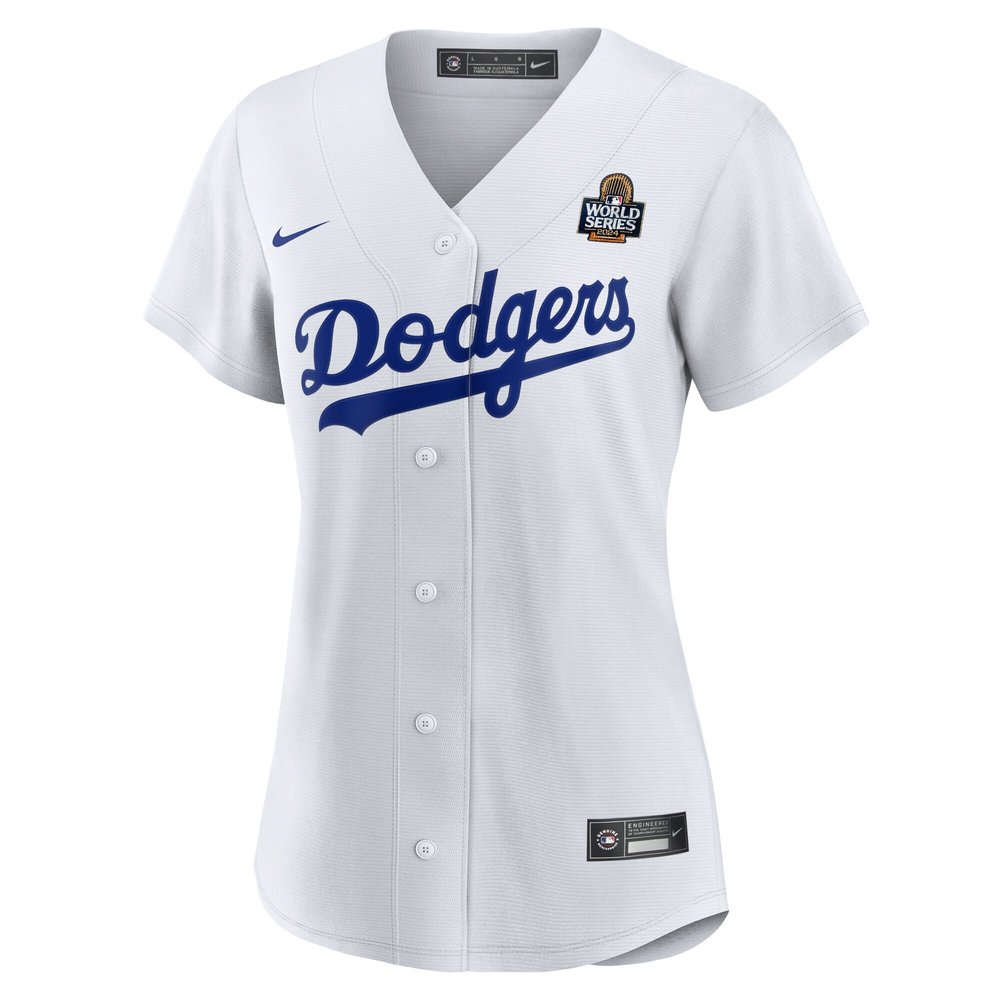Women's Los Angeles Dodgers #5 Freddie Freeman White 2024 World Series Home Home Replica Jersey Women's Los Angeles Dodgers #5 Freddie Freeman White 2024 World Series Home Home Replica Jersey