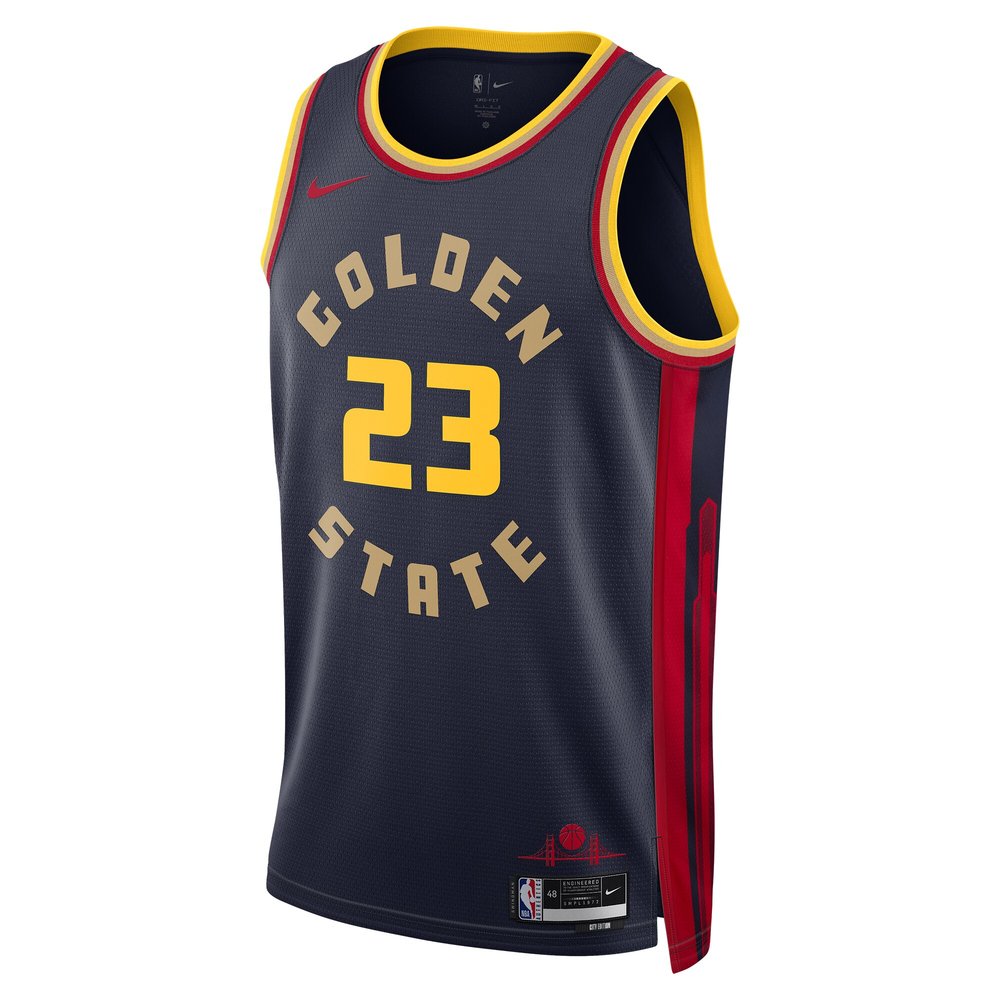 Unisex Golden State Warriors Draymond Green Navy 2024/25 Swingman Player Jersey - City Edition