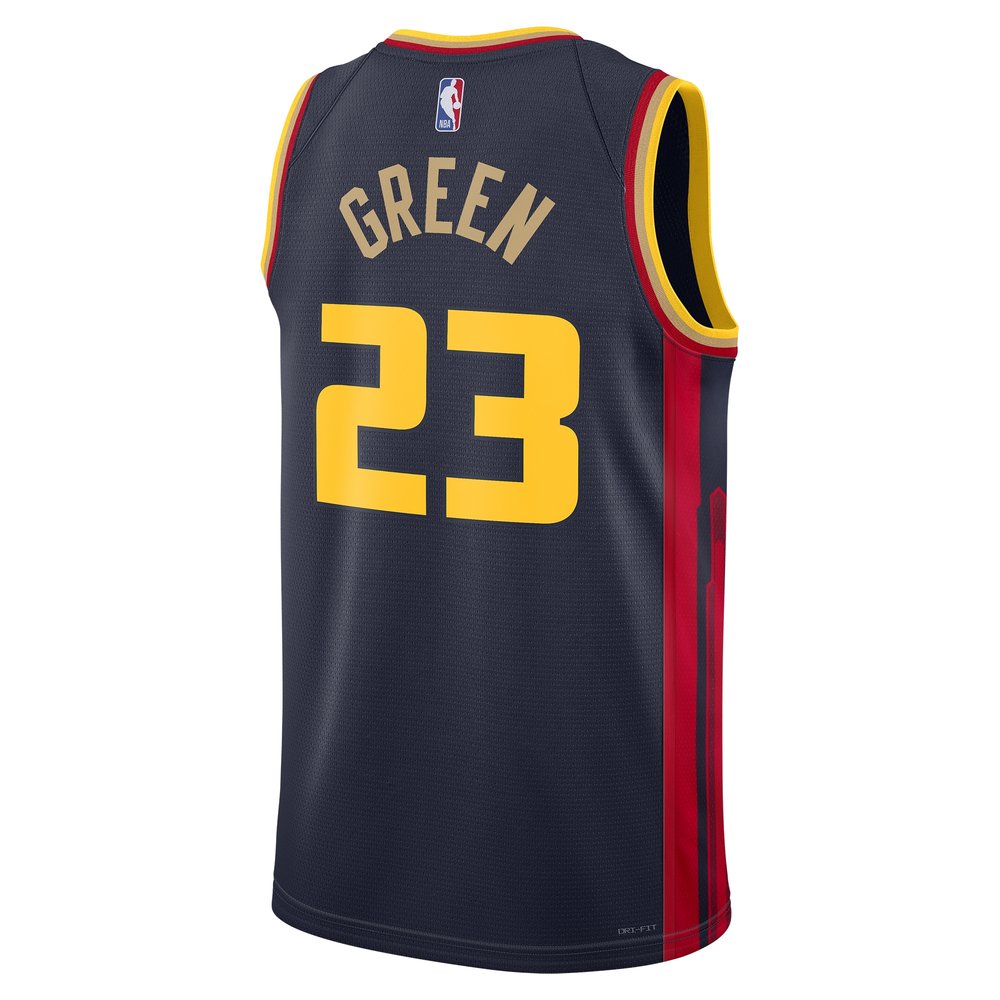 Unisex Golden State Warriors Draymond Green Navy 2024/25 Swingman Player Jersey - City Edition