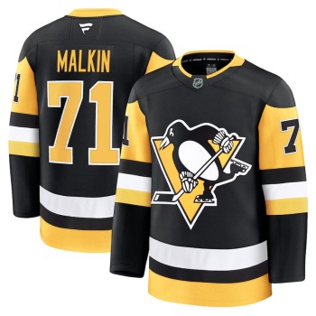 Men's Pittsburgh Penguins #71 Evgeni Malkin Black Home Premium Jersey Men's Pittsburgh Penguins #71 Evgeni Malkin Black Home Premium Jersey