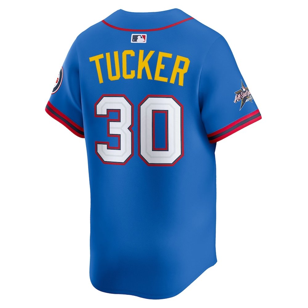 Men's National League #30 Kyle Tucker Nike Blue 2025 All-Star Edition Limited Player Jersey