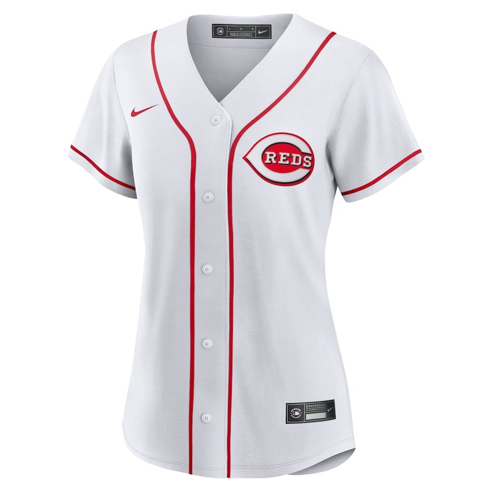 Women's Cincinnati Reds #44 Elly De La Cruz Nike White Home Replica Jersey