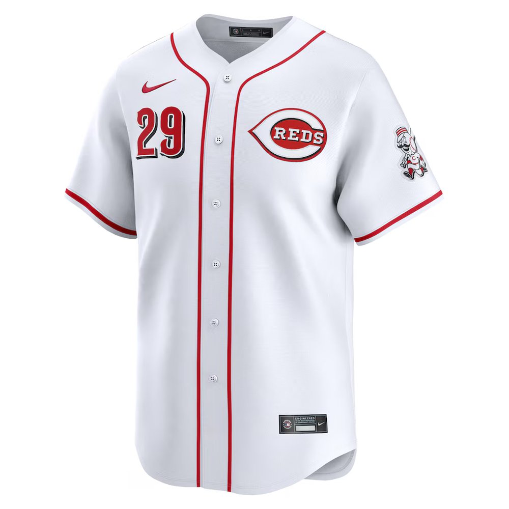 Men's Cincinnati Reds #29 TJ Friedl Nike White Home Limited Player Jersey