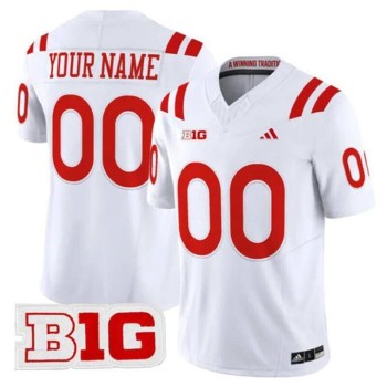 Men's Nebraska Cornhuskers White 2026 Vapor F.U.S.E. Limited Custom Jersey Men's Nebraska Cornhuskers White 2026 Vapor F.U.S.E. Limited Custom Jersey