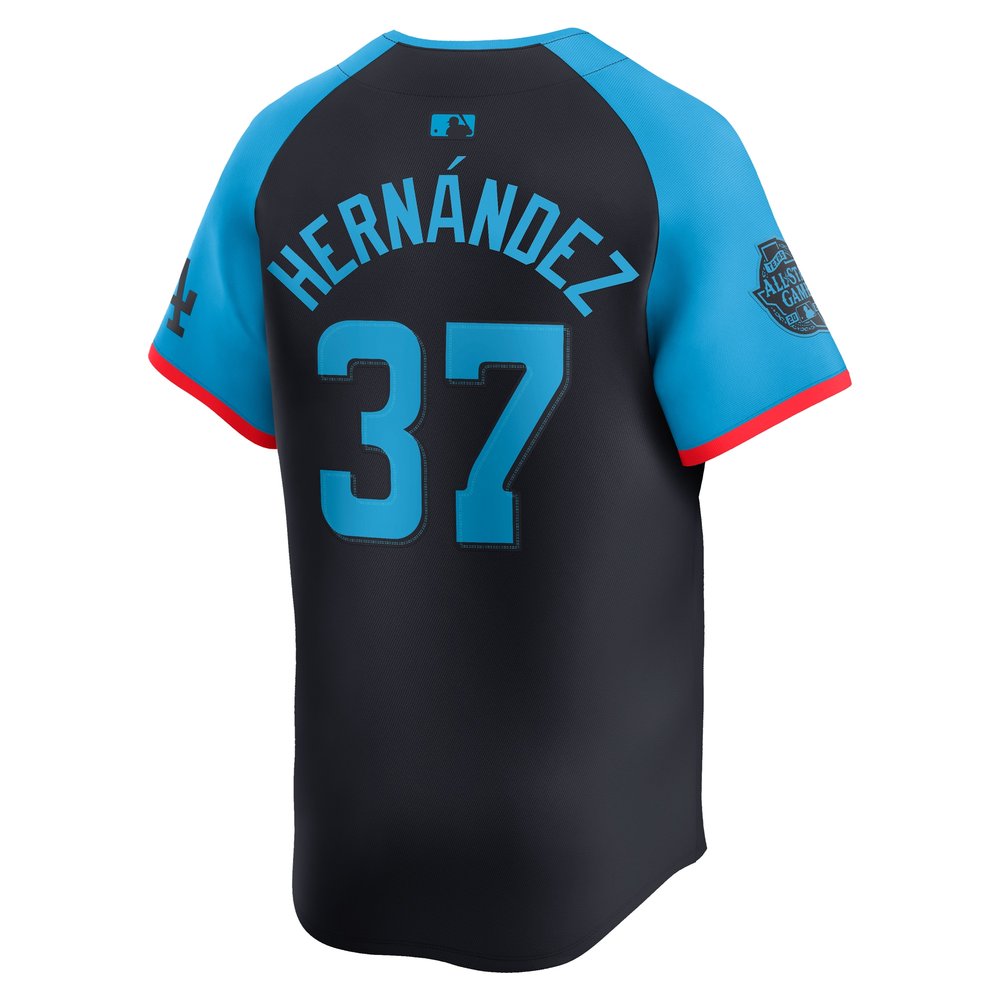 Men's National League Teoscar Hernandez Navy 2024 MLB All-Star Game Limited Player Jersey