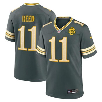 Men's Green Bay Packers #11 Jayden Reed Green 2026 Rivalries Collection Game Jersey Men's Green Bay Packers #11 Jayden Reed Green 2026 Rivalries Collection Game Jersey