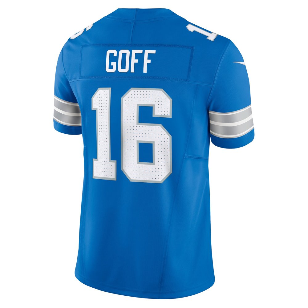 Men's Detroit Lions #16 Jared Goff Blue Vapor F.U.S.E. Limited Jersey