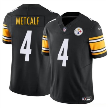 Youth Pittsburgh Steelers #4 DK Metcalf Black 2023 F.U.S.E. Vapor Untouchable Limited Stitched Football Jersey Youth Pittsburgh Steelers #4 DK Metcalf Black 2023 F.U.S.E. Vapor Untouchable Limited Stitched Football Jersey