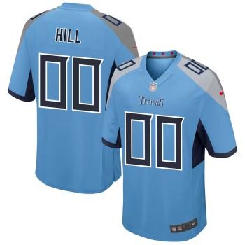 Men's Tennessee Titans Anthony Hill Blue 2026 NFL Draft Game Jersey Men's Tennessee Titans Anthony Hill Blue 2026 NFL Draft Game Jersey
