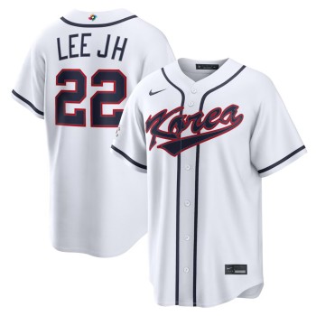 Men's Korea Baseball #22 Jung Hoo Lee White 2026 World Baseball Classic Home Stadium Jersey Men's Korea Baseball #22 Jung Hoo Lee White 2026 World Baseball Classic Home Stadium Jersey