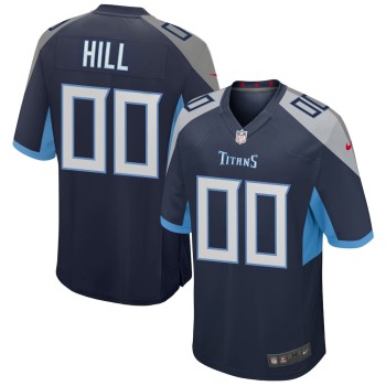 Men's Tennessee Titans Anthony Hill Navy 2026 NFL Draft Game Jersey Men's Tennessee Titans Anthony Hill Navy 2026 NFL Draft Game Jersey