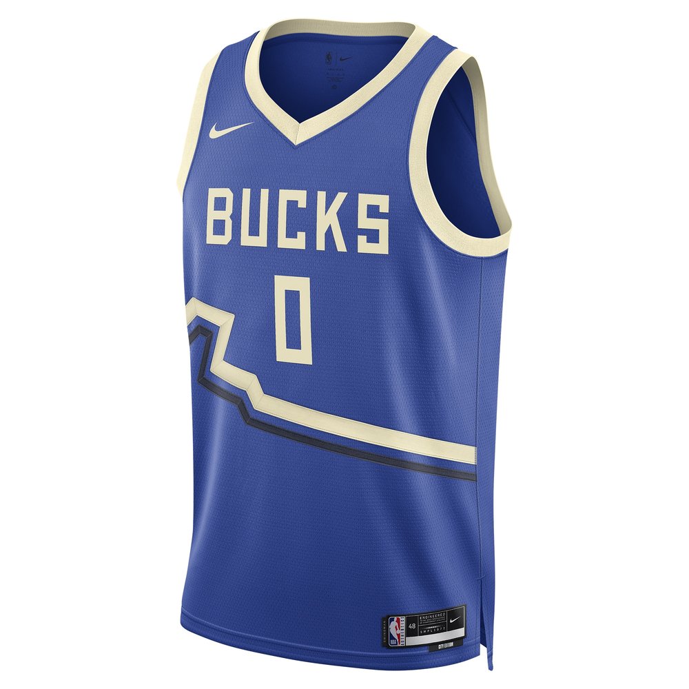 Unisex Milwaukee Bucks Damian Lillard Royal 2024/25 Swingman Player Jersey - City Edition