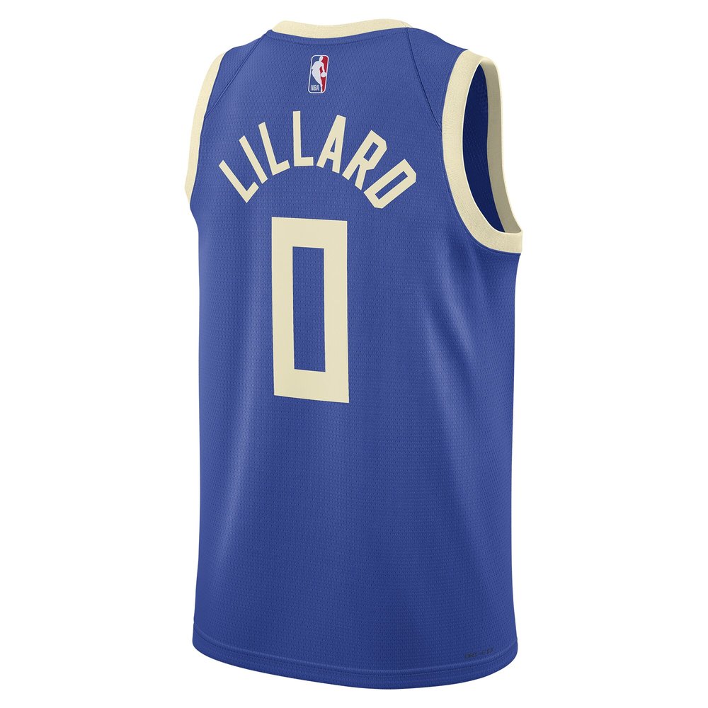 Unisex Milwaukee Bucks Damian Lillard Royal 2024/25 Swingman Player Jersey - City Edition