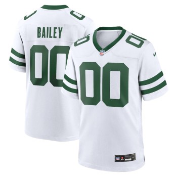 Men's New York Jets David Bailey White 2026 NFL Draft Game Jersey Men's New York Jets David Bailey White 2026 NFL Draft Game Jersey