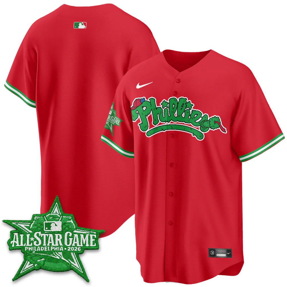 Youth Philadelphia Phillies Red 2026 MLB All-Star Jersey Youth Philadelphia Phillies Red 2026 MLB All-Star Jersey