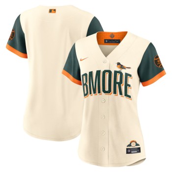 Women's Baltimore Orioles Nike Natural 2026 City Connect Stadium Jersey Women's Baltimore Orioles Nike Natural 2026 City Connect Stadium Jersey