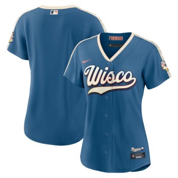 Women's Milwaukee Brewers Nike Mineral Blue 2026 City Connect Stadium Jersey Women's Milwaukee Brewers Nike Mineral Blue 2026 City Connect Stadium Jersey