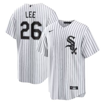 Men's Chicago White Sox #26 Korey Lee Nike White Home Replica Jersey