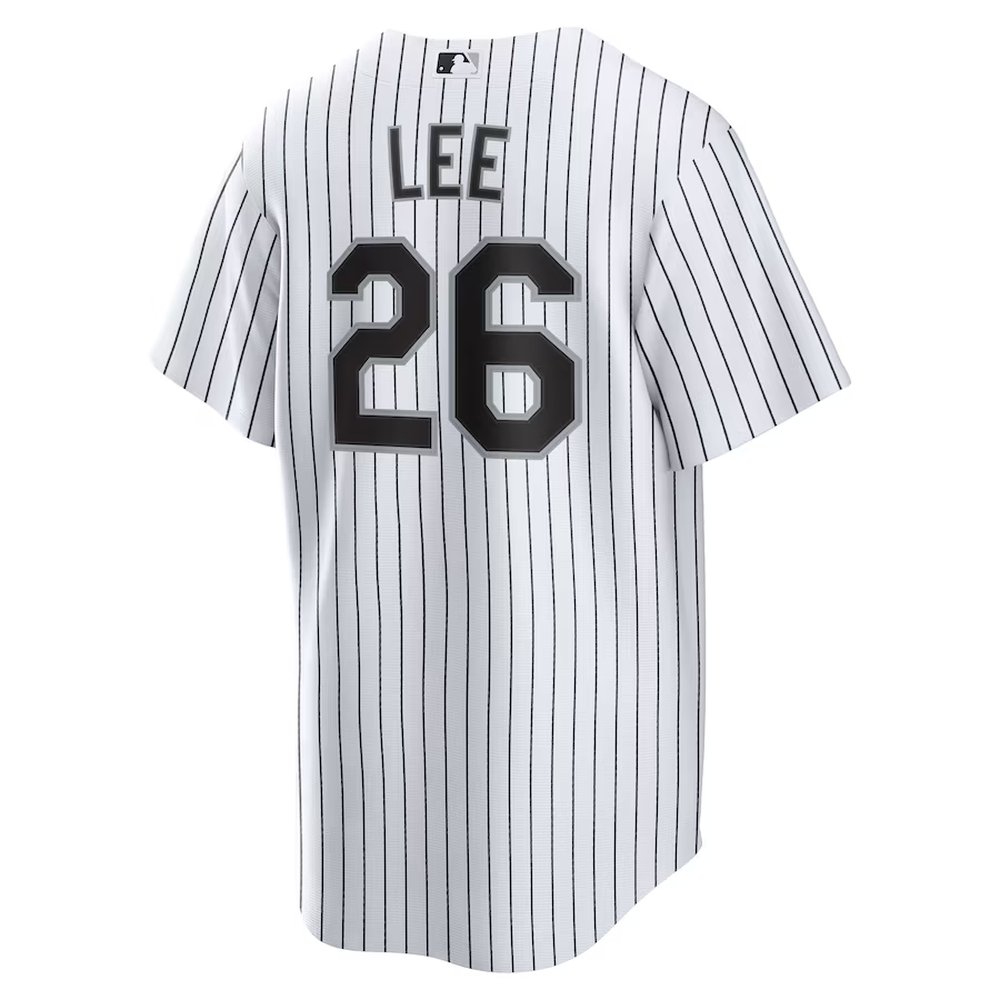 Men's Chicago White Sox #26 Korey Lee Nike White Home Replica Jersey