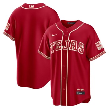 Youth Texas Rangers Nike Red 2026 City Connect Stadium Jersey Youth Texas Rangers Nike Red 2026 City Connect Stadium Jersey