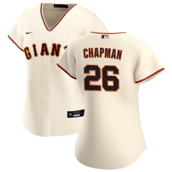Women's San Francisco Giants #26 Matt Chapman Nike Cream Home Limited Player Jersey