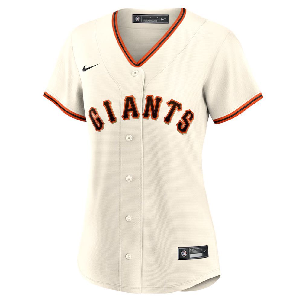 Women's San Francisco Giants #5 Mike Yastrzemski Nike Cream Home Replica Player Jersey