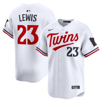 Men's Minnesota Twins #23 Royce Lewis White Home Limited Player Jersey Men's Minnesota Twins #23 Royce Lewis White Home Limited Player Jersey
