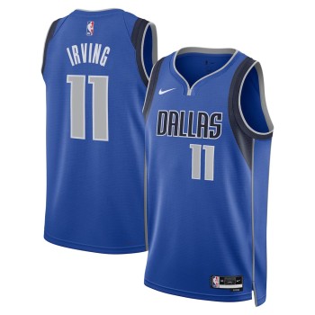 Men's Dallas Mavericks #11 Kyrie Irving Nike Blue Badge Swingman Replica Icon Edition Jersey Men's Dallas Mavericks #11 Kyrie Irving Nike Blue Badge Swingman Replica Icon Edition Jersey