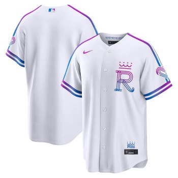 Youth Kansas City Royals Nike White 2026 City Connect Stadium Jersey Youth Kansas City Royals Nike White 2026 City Connect Stadium Jersey
