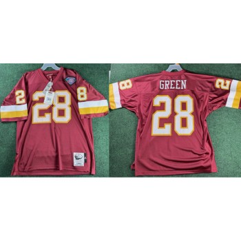 Men's Washington Commanders #28 Darrell Green Burgundy 1997 Stitched Football Jersey Men's Washington Commanders #28 Darrell Green Burgundy 1997 Stitched Football Jersey