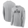 Men's New York Jets Gray 2024 Salute To Service Long Sleeve T-Shirt
