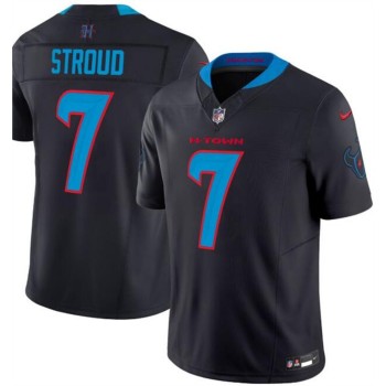 Men's Houston Texans #7 C.J. Stroud Navy 2024 Vapor F.U.S.E. Limited Stitched Jersey Men's Houston Texans #7 C.J. Stroud Navy 2024 Vapor F.U.S.E. Limited Stitched Jersey
