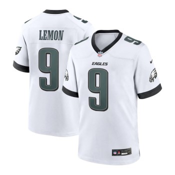 Men's Philadelphia Eagles #9 Makai Lemon White 2026 NFL Draft Game Jersey Men's Philadelphia Eagles #9 Makai Lemon White 2026 NFL Draft Game Jersey