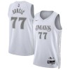 Youth Dallas Mavericks #77 Luka Doncic White 2024/25 Swingman Player City Edition Jersey