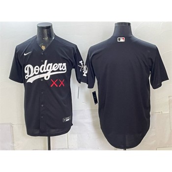 Men's Los Angeles Dodgers x KAWS Black Vapor Premier Limited Baseball Jersey Men's Los Angeles Dodgers x KAWS Black Vapor Premier Limited Baseball Jersey