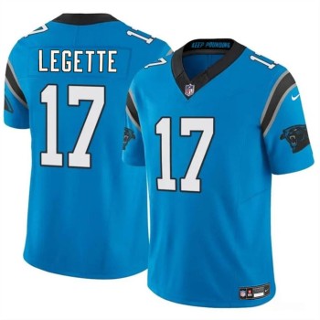 Youth Carolina Panthers #17 Xavier Legette Blue 2024 Draft F.U.S.E. Vapor Limited Stitched Football Jersey Youth Carolina Panthers #17 Xavier Legette Blue 2024 Draft F.U.S.E. Vapor Limited Stitched Football Jersey